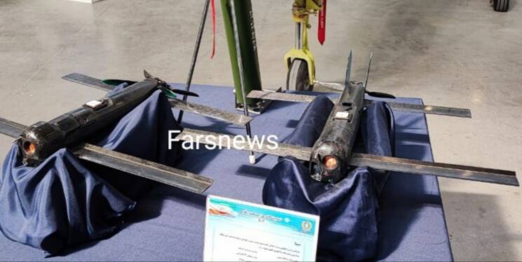 موشک پرسهزن انتحاری سینا رونمایی شد