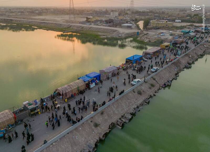 تصاویری زیبا از پیاده روی اربعین در جنوب عراق 3