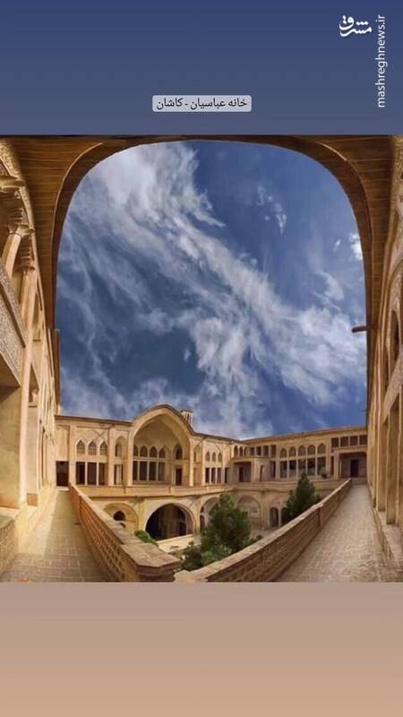قابی از خانه عباسیان در کاشان 2