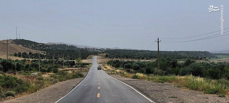 تصاویری از زیباییهای جاده طارم