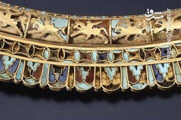 گردنبندی زرین از دوران هخامنشیان در ژاپن+ عکس