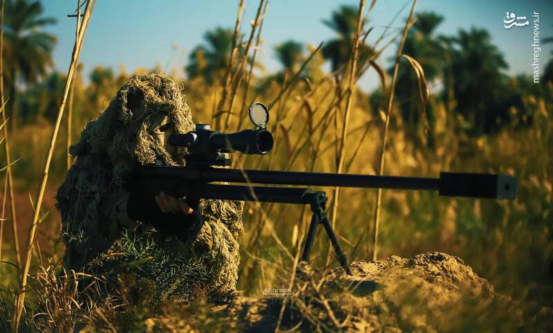 تصاویری جالب از تک تیراندازهای گردانهای حزبالله عراق