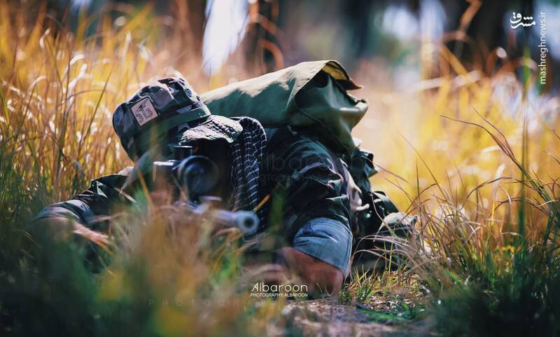 تصاویری جالب از تک تیراندازهای گردانهای حزبالله عراق