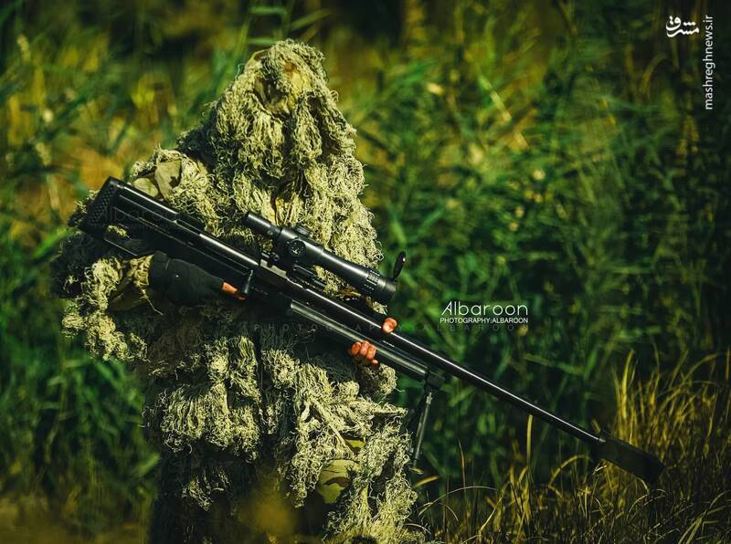 تصاویری جالب از تک تیراندازهای گردانهای حزبالله عراق