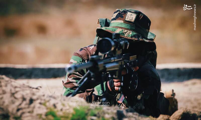 تصاویری جالب از تک تیراندازهای گردانهای حزبالله عراق
