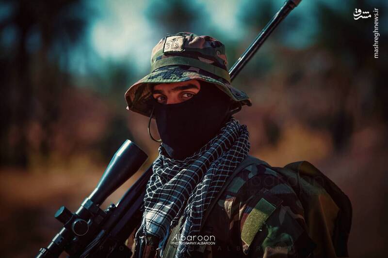 تصاویری جالب از تک تیراندازهای گردانهای حزبالله عراق