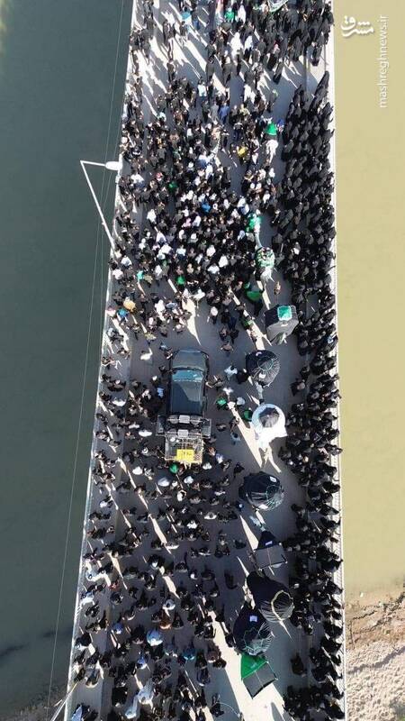 خیابانهای استان واسط عراق مملو از زائران اربعین +عکس