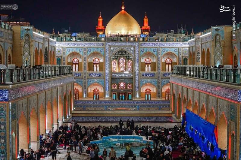 تصاویری از صحن حضرت زهرا (س) در نجف اشرف