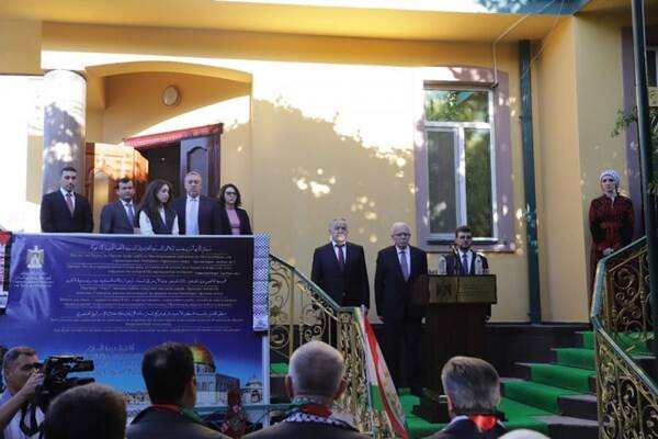 افتتاح رسمی سفارت فلسطین در تاجیکستان+تصاویر