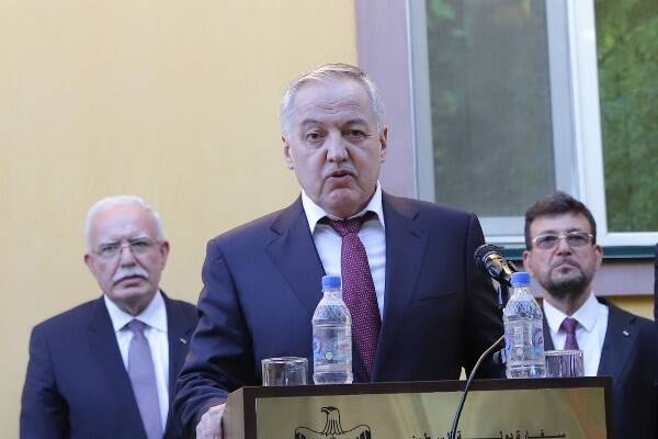 افتتاح رسمی سفارت فلسطین در تاجیکستان+تصاویر