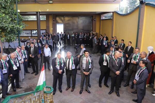 افتتاح رسمی سفارت فلسطین در تاجیکستان+تصاویر