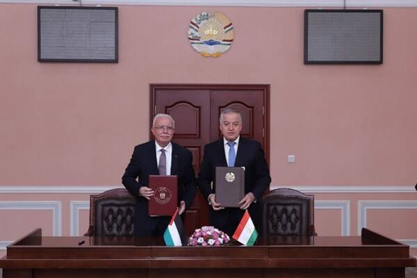 افتتاح رسمی سفارت فلسطین در تاجیکستان+تصاویر