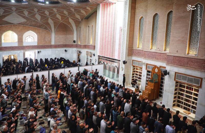 حال و هوای مسجد سهله در ایام اربعین +تصاویر