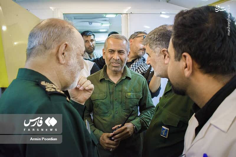 عکس/ بازدید فرمانده کل سپاه از مرز مهران
