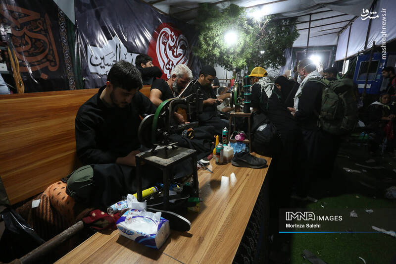 عکس/ پیادهروی شبانه در مسیر نجف به کربلا