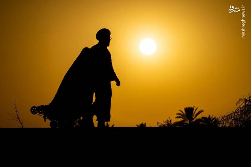 نمایی دیگر از زیباییهای پیاده روی اربعین