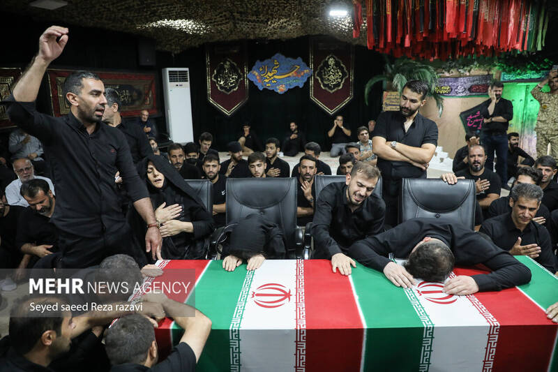 مراسم وداع با پیکر مطهر جهادگر شهید یحیی رستمی بعدازظهر امروز دوشنبه ۱۳ شهریور ماه ۱۴۰۲ با حضور خانواده شهید و مردم در معراج شهدای تهران برگزار شد