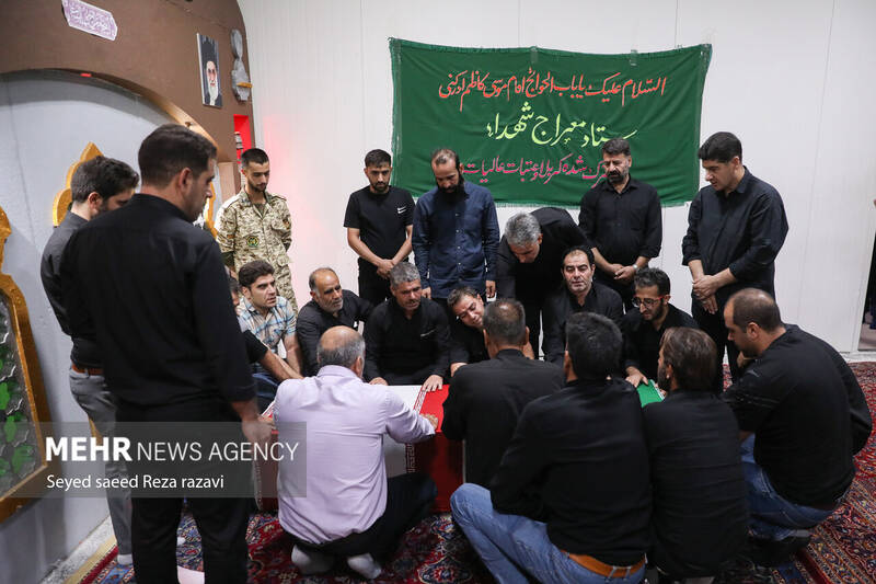 مراسم وداع با پیکر مطهر جهادگر شهید یحیی رستمی بعدازظهر امروز دوشنبه ۱۳ شهریور ماه ۱۴۰۲ با حضور خانواده شهید و مردم در معراج شهدای تهران برگزار شد