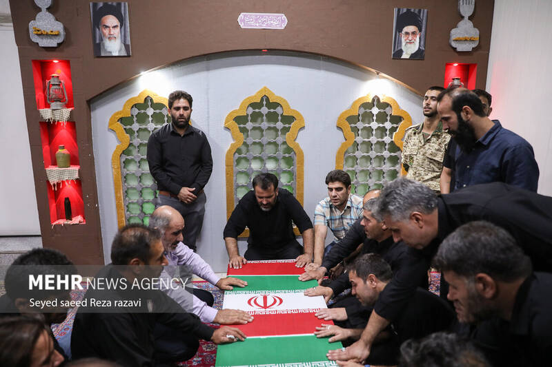 مراسم وداع با پیکر مطهر جهادگر شهید یحیی رستمی بعدازظهر امروز دوشنبه ۱۳ شهریور ماه ۱۴۰۲ با حضور خانواده شهید و مردم در معراج شهدای تهران برگزار شد