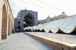 آیین سنتی پوش کشی مسجد جامع یزد