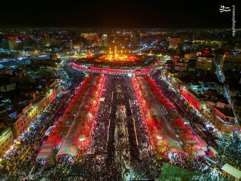 حال و هوای کربلای معلی وحرمین شریفین در آستانه اربعین