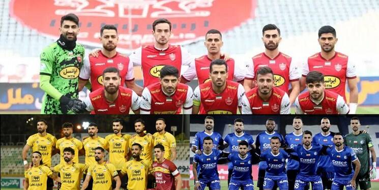 جهش پرسپولیس، استقلال و سپاهان در آسیا +عکس