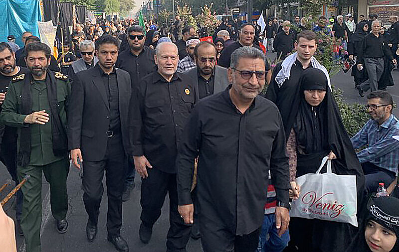 سردار صفوی درپیادهروی جاماندگان اربعین حاضر شد