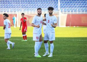 پیروزی امید ایران برابر هنگ کنگ در نیمه اول