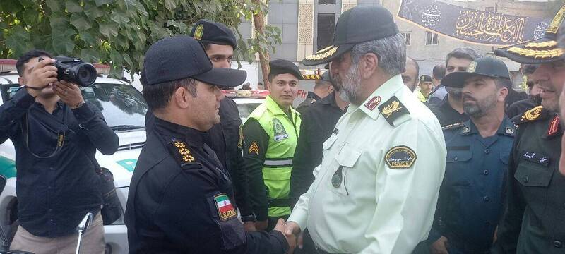 حضور فرمانده انتظامی پایتخت در راهپیمایی جاماندگان اربعین+تصاویر