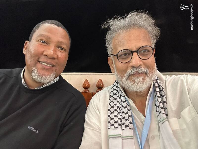 نتیجه مهاتما گاندی و نوه نلسون ماندلا در کربلا +عکس