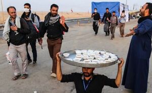گریه موکب‌داران عراقی موقع جمع‌آوری موکب‌ها