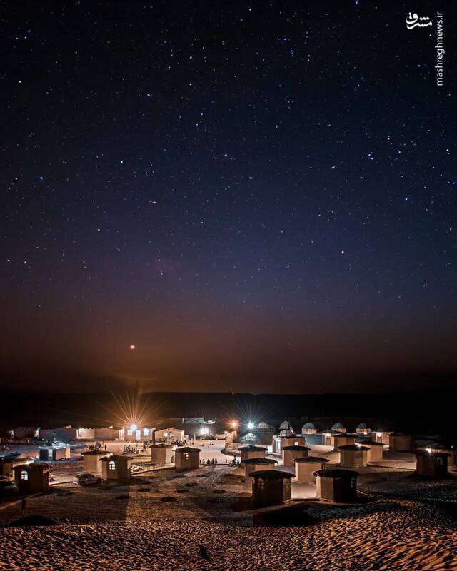 مبهوت در زیبایی شب کویر 2