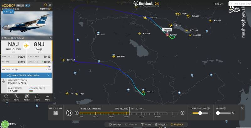 نگاهی به آخرین وضعیت نقل و انتقال نیرو توسط ارمنستان و جمهوری آذربایجان/ نشانهگذاری تجهیزات نظامی باکو، یادآور حمله روسیه به اوکراین؟ +نقشه و تصاویر