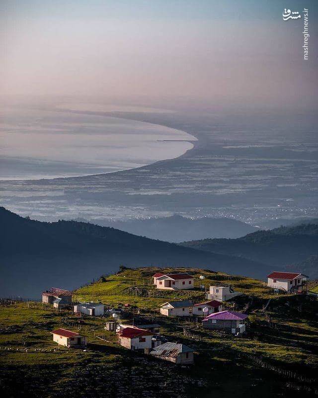 نمایی متفاوت و خیره‌کننده از دریای خزر 2