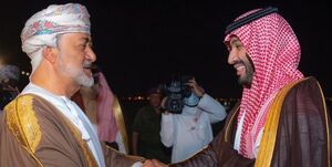 محمد بن سلمان به عمان رفت