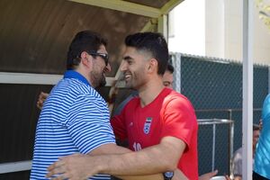 تمرین سبک تیم ملی با حضور مشاور ویژه قلعه نویی