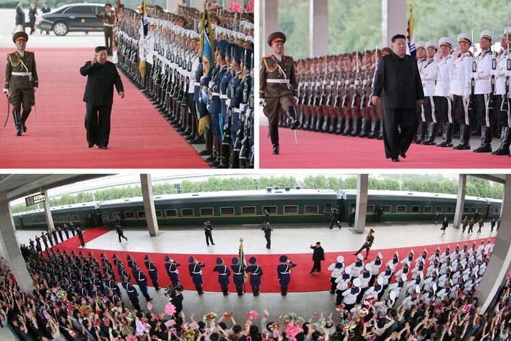 کره شمالی آغاز سفر کیم به روسیه را تایید کرد+ تصاویر