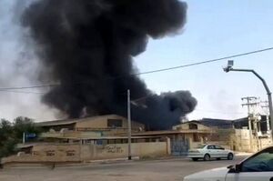 آتش سوزی مجدد در شهرک صنعتی یزد