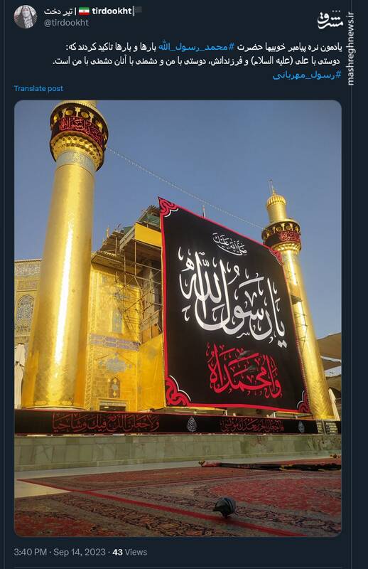 پیام کاربران توئیتری در روز ۲۸ صفر