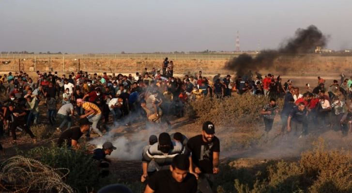 انفجار بمب در مجاورت دیوار مرزی غزه