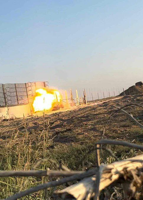 انفجار بمب در مجاورت دیوار مرزی غزه