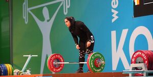 وزنه‌برداری قهرمانی جهان| الهام حسینی هم با ناکامی به کارش پایان داد