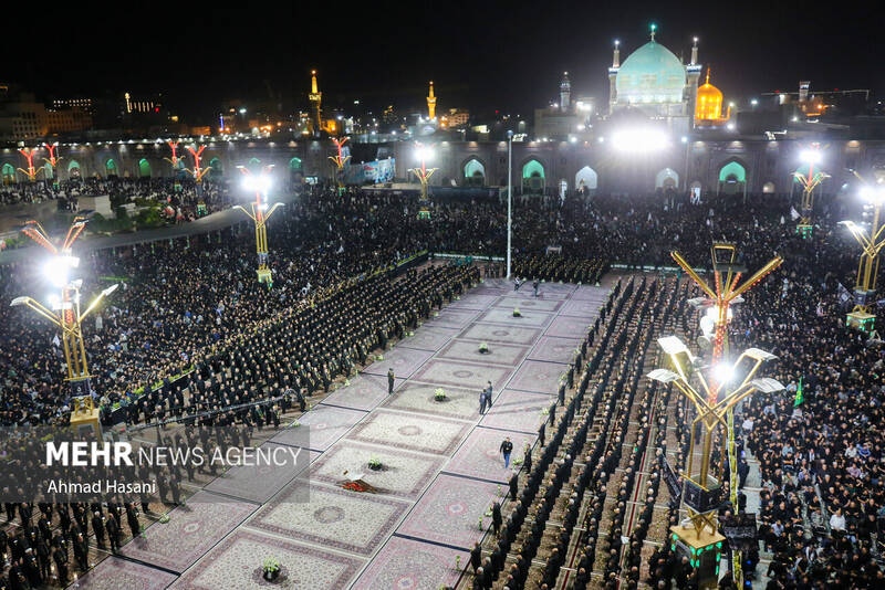 پایتخت معنوی ایران غرق ماتم و عزا / باز هوای حرمت آرزوست + عکس و فیلم 12