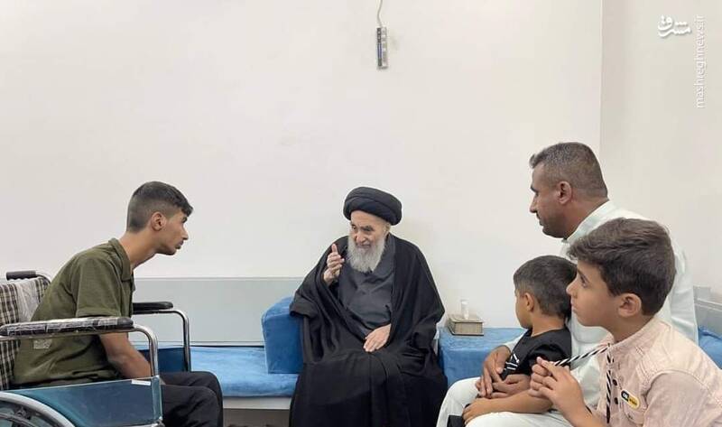 جدیدترین تصویر از آیتالله سیستانی