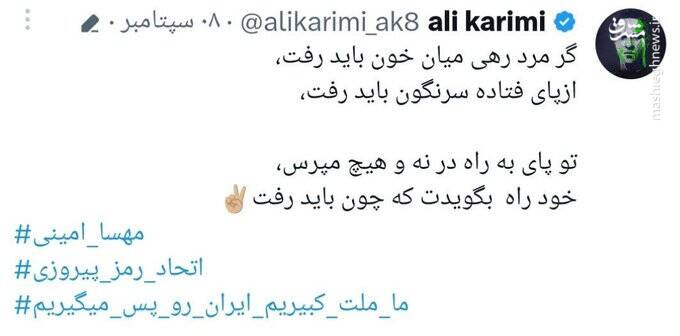 آره شما مرد ره باشین و بیاین کف خیابون! 2