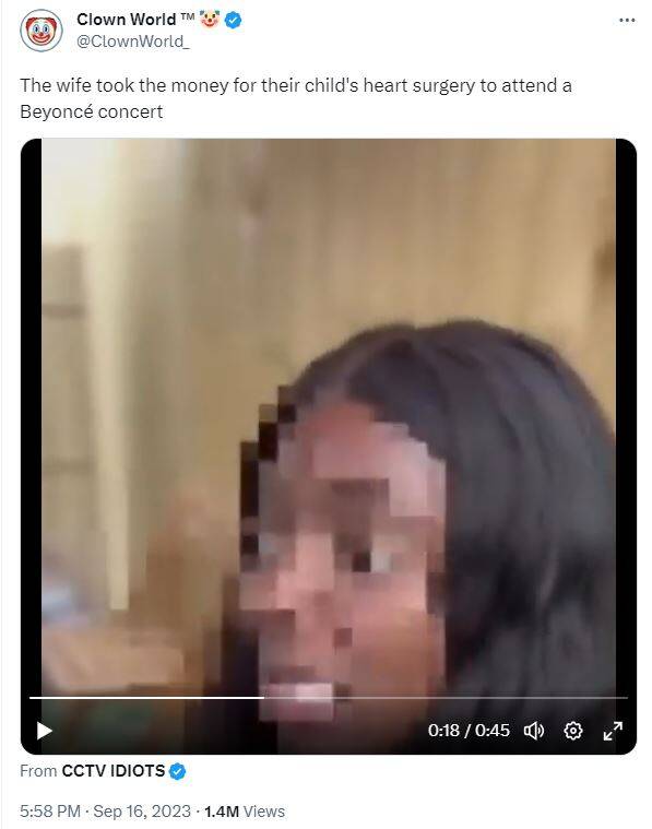 مادری که پول جراحی قلب بچهاش را خرج کنسرت «بیانسه» کرد! +فیلم