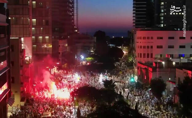 بالاگرفتن دعوای صهیونیستها/ نتانیاهو: معترضان با ایران همدست شدهاند/ لاپید: اظهارات نتانیاهو نشان دهنده اختلال در درک او از واقعیت است/ گانتس: به جای سرزنش معترضان، کودتای قضائی را متوقف کنید + عکس