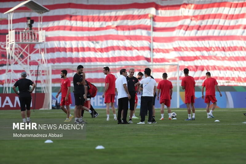 تمرین تیم ملی فوتبال پرسپولیس تهران