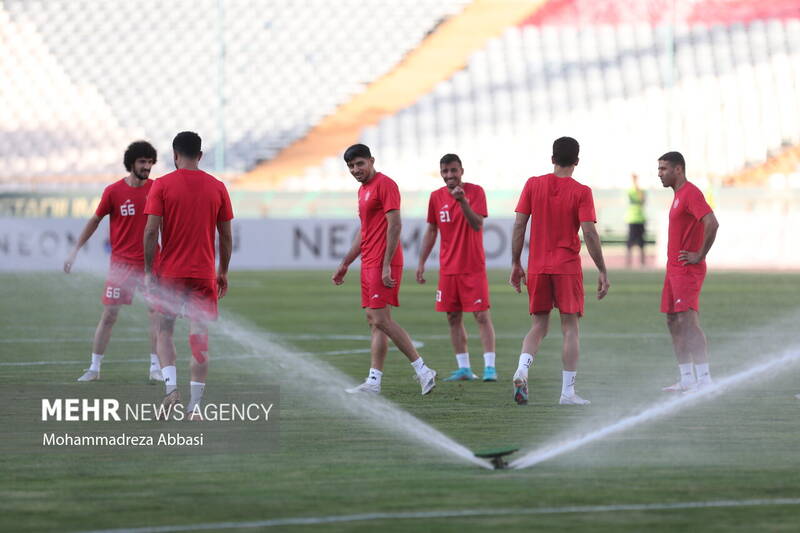 تمرین تیم ملی فوتبال پرسپولیس تهران