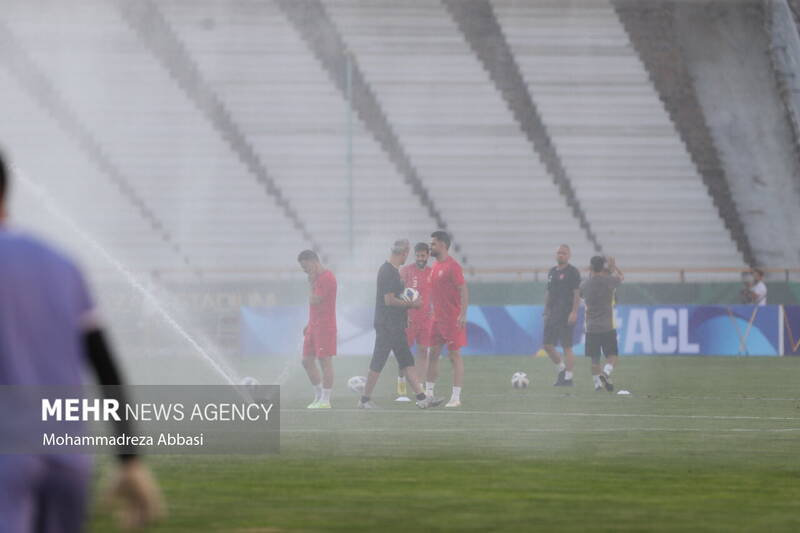 تمرین تیم ملی فوتبال پرسپولیس تهران